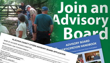 Act Locally! Join an Advisory Board!