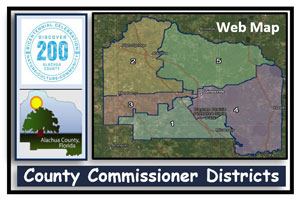 Web Map County Commissioner Districts