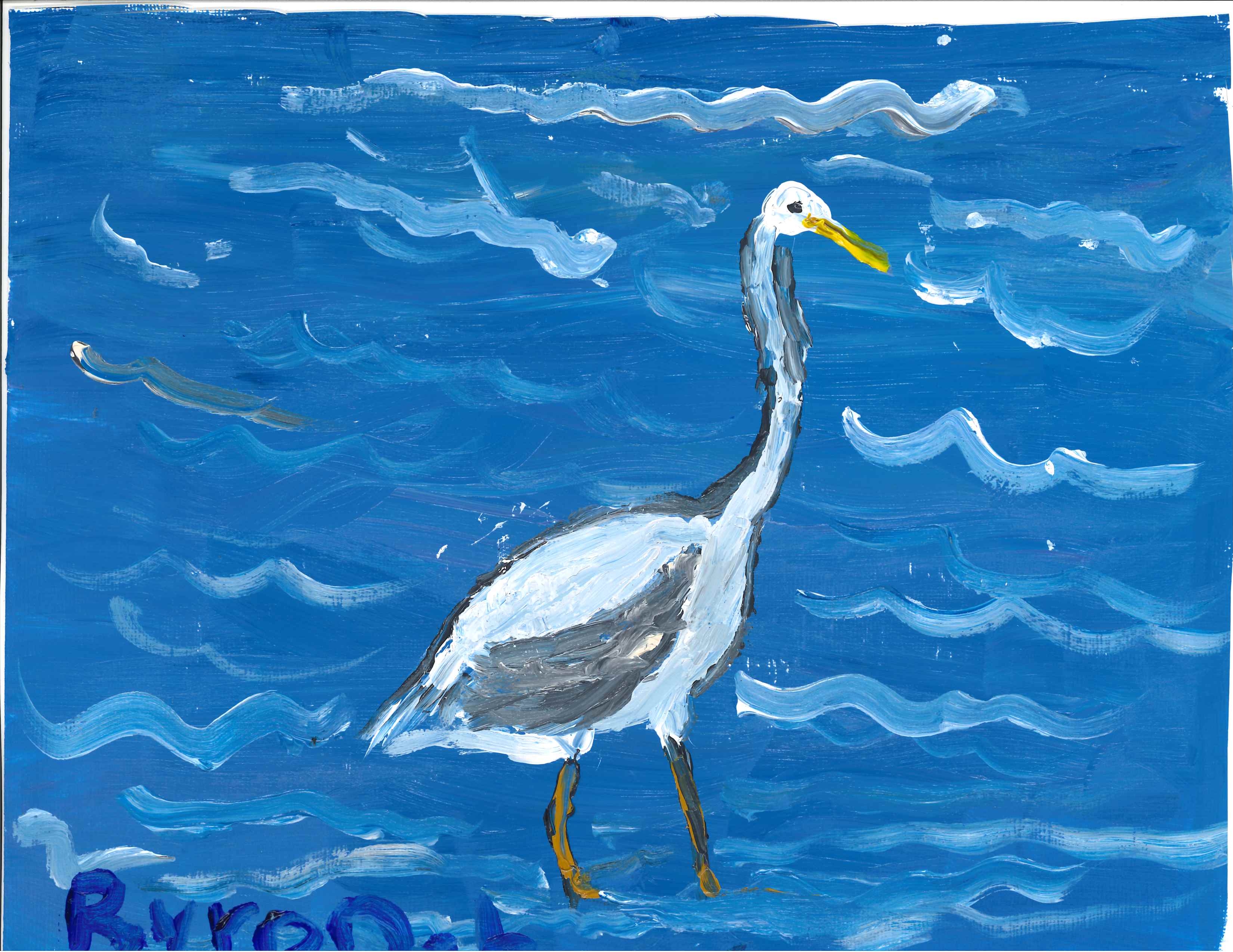 2nd Grade- 2nd Place, Clean Water Bird